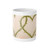 Eternal Love Blooms - White Ceramic Mug, 11oz