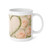 Eternal Love Blooms - White Ceramic Mug, 11oz