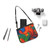 Whimsical Brushstrokes - Small Shoulder Bag
