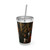Gilded Jazz Nights - Sunsplash Tumbler with Straw, 16oz