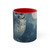 Ethereal Owl Watch - Colorful Accent Mugs, 11oz