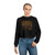 Gilded Jazz Nights - Women's Cropped Fleece Pullover Gilded Jazz Nights - Women's Cropped Fleece Pullover