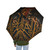 Gilded Jazz Nights - Semi-Automatic Foldable Umbrella