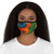 Whimsical Brushstrokes - Fitted Polyester Face Mask