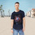 Celestial Symphony of the Orion Nebula - Men's Jersey Curved Hem Tee