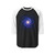 Galactic Embrace - Unisex Three-Quarter Sleeve Raglan Shirt Galactic Embrace - Unisex Three-Quarter Sleeve Raglan Shirt