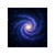 Galactic Embrace - Transparent Outdoor Stickers, Square, 1pc