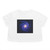 Galactic Embrace - Women's Flowy Cropped Tee