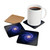 Galactic Embrace - Corkwood Coaster Set