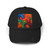 Whimsical Brushstrokes - Unisex Distressed Cap