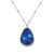 Neural Dreamscape - Oval Necklace