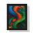 Whimsical Brushstrokes - Framed Vertical Poster
