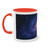 Galactic Embrace - Two-Tone Coffee Mug, 11oz