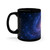 Galactic Embrace - Black Coffee Mug, 11oz