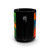 Whimsical Brushstrokes - Black Mug, 15oz