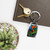 Whimsical Brushstrokes - Rectangle Photo Keyring