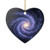 Galactic Embrace - Ceramic Ornaments, 2-Side Print