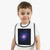 Galactic Embrace - Baby Contrast Trim Jersey Bib