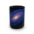 Galactic Embrace - Black Mug, 15oz