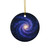 Galactic Embrace - Ceramic Ornament, 4 Shapes