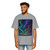 The Dance of the Auroras - Men's Heavy Oversized Tee