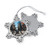 Urban Escape - Pewter Snowflake Ornament
