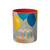 Joyful Birthday Bash - Two-Tone Coffee Mugs, 11oz