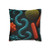 Microbial Cosmos - Spun Polyester Square Pillowcase