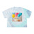 Joyful Birthday Bash - Women's Tie-Dye Crop Tee