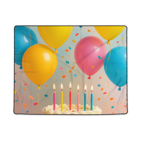 Joyful Birthday Bash - Polyester Blanket