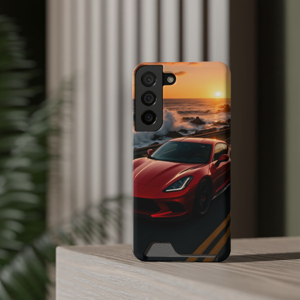 Speed and Elegance - Phone Case With Card Holder