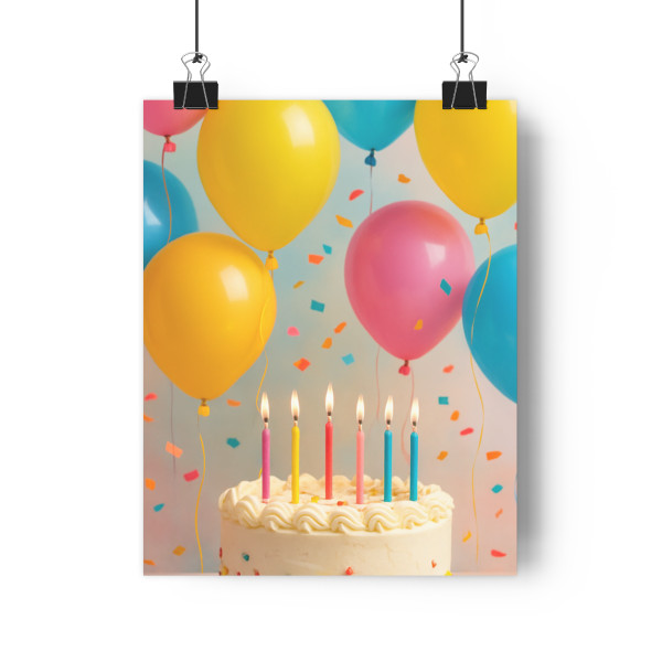Joyful Birthday Bash - Paper Poster