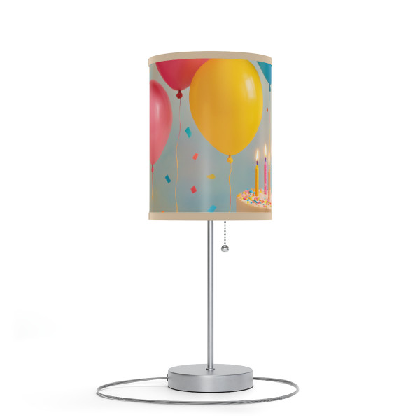 Joyful Birthday Bash - Lamp on a Stand, US|CA plug