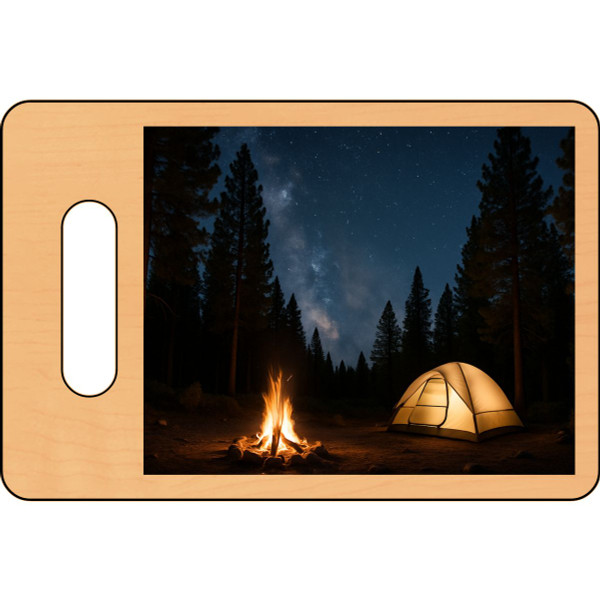 Whispers of the Wilderness - Wooden Cutting Board (Engraving)