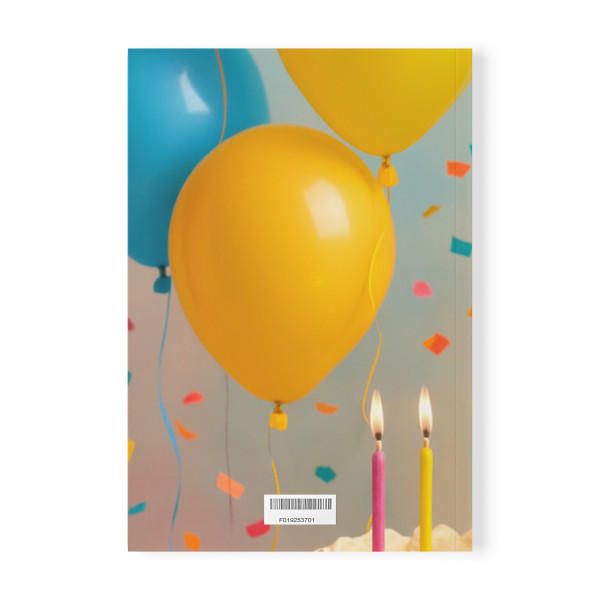 Joyful Birthday Bash - Softcover Notebook, A5