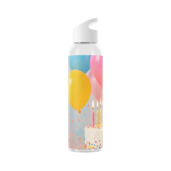 Joyful Birthday Bash - Sky Water Bottle