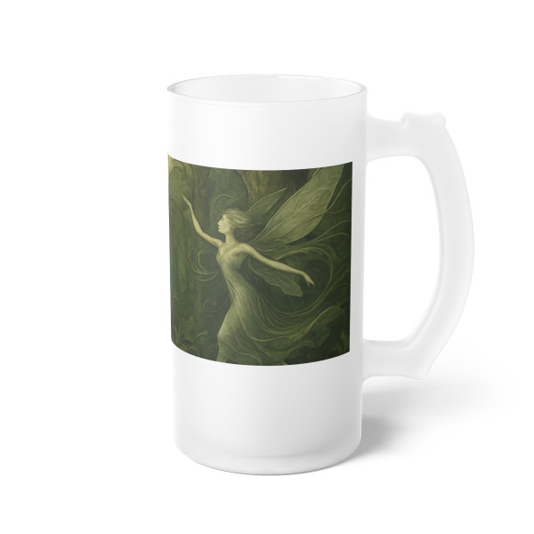 Ethereal Forest Spirits - Frosted Glass Beer Mug