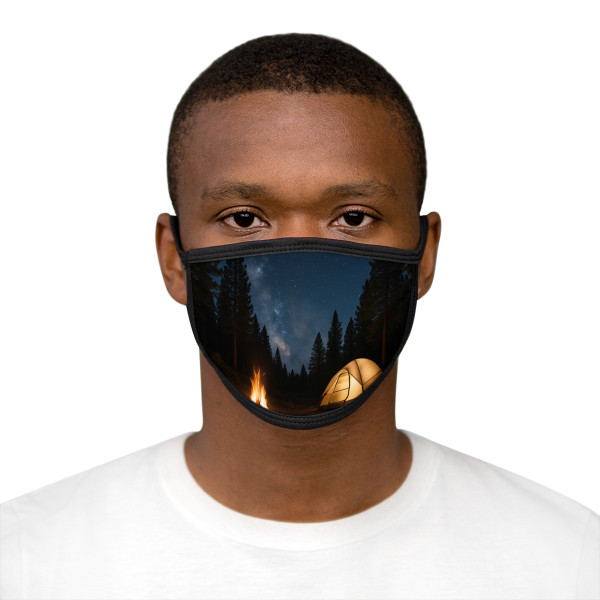 Whispers of the Wilderness - Mixed-Fabric Face Mask