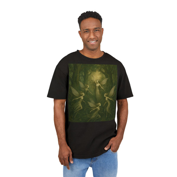 Ethereal Forest Spirits - Men's Acid Washed Heavy Oversize Tee