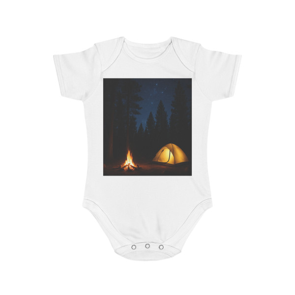 Whispers of the Wilderness - Short Sleeve Baby Bodysuit
