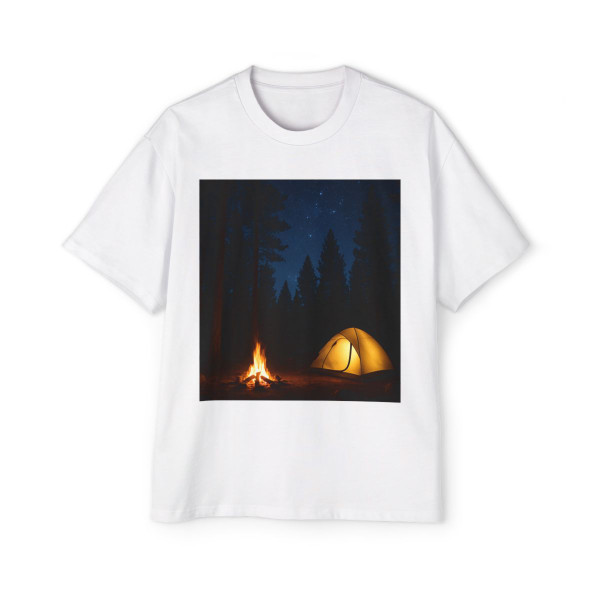 Whispers of the Wilderness - Men's Heavy Oversized Tee