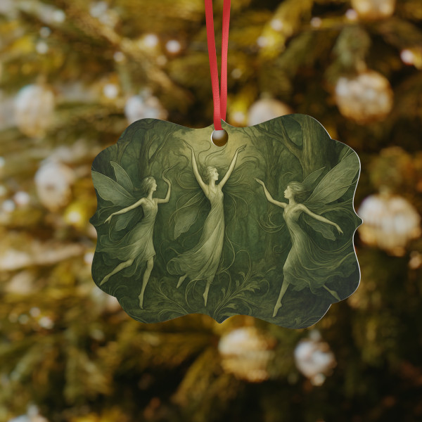 Ethereal Forest Spirits - Aluminum Ornaments, 1pc
