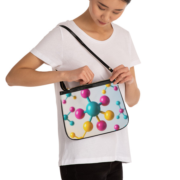 Molecular Harmony - Small Shoulder Bag