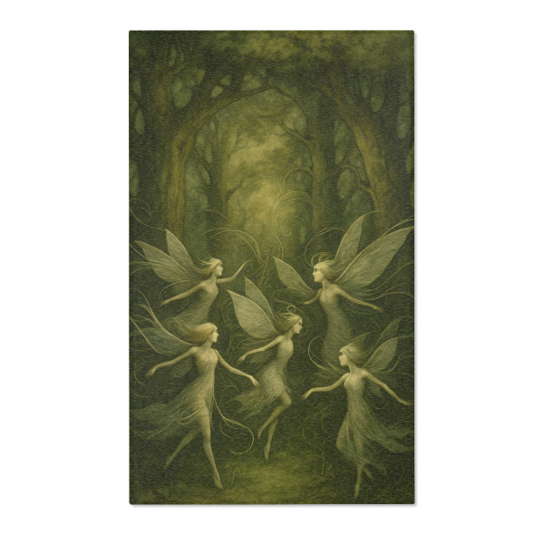Ethereal Forest Spirits - Area Rugs 