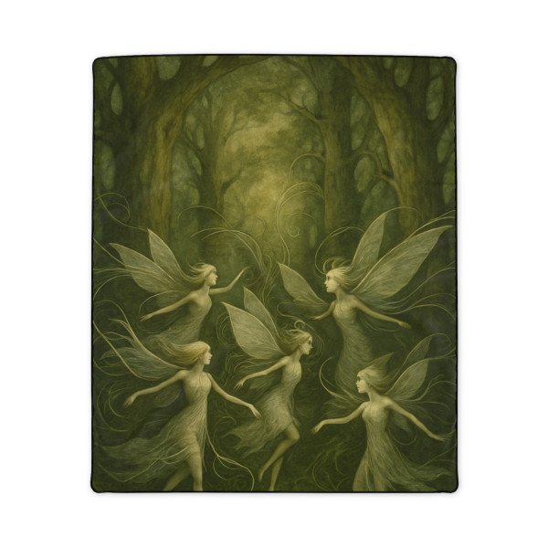 Ethereal Forest Spirits - Polyester Blanket