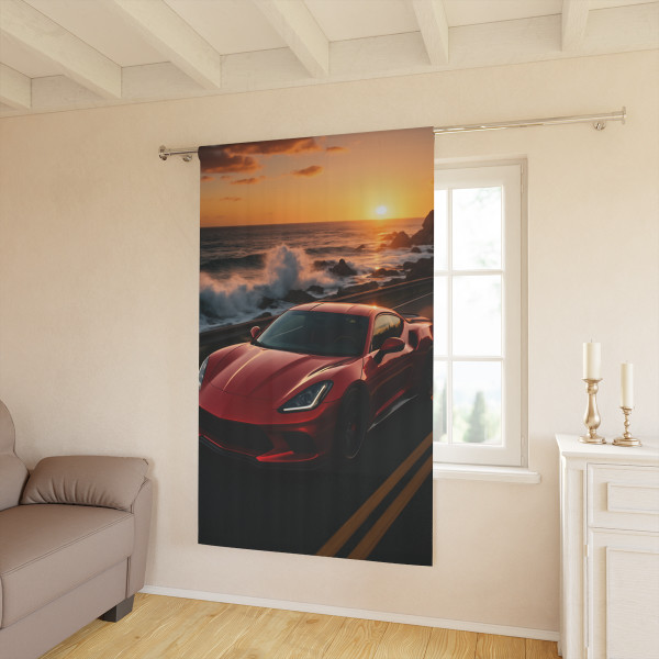 Speed and Elegance - Window Curtains (1 Piece)