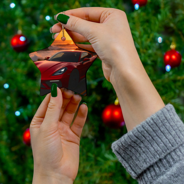 Speed and Elegance - Ceramic Ornament, 4 Shapes