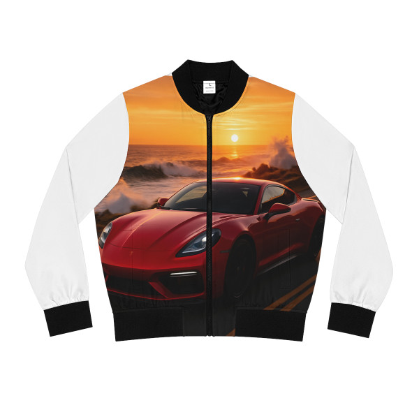 Speed and Elegance - Women's Bomber Jacket (AOP)