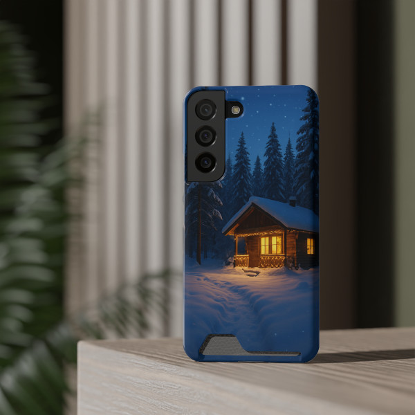 Joyful Winter Wonderland - Phone Case With Card Holder