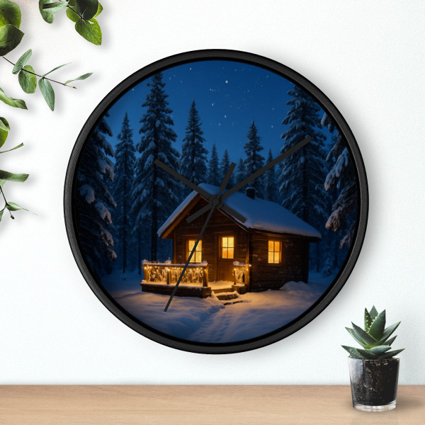 Joyful Winter Wonderland - Wall Clock